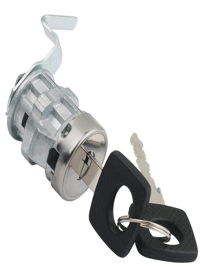 Lock Cylinder & Keys 709231 25775278 for Locking Tailgate Handle Latch Compatible with 2007-2014 Chevrolet Chevy Silverado GMC Sierra 1500 2500 3500 Truck Bed Tail Gate Door Panel